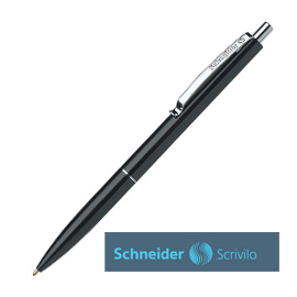 Penna a sfera a scatto K15 punta media nero SCHNEIDER
