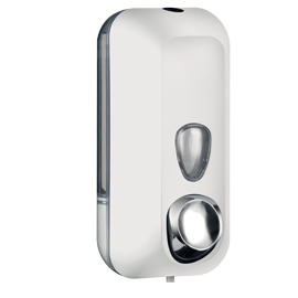 DISPENSER SAPONE LIQUIDO 0,55LT BIANCO SOFT TOUCH