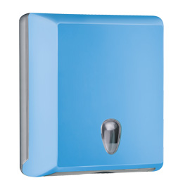 DISPENSER ASCIUGAMANI PIEGATI AZZURRO SOFT TOUCH