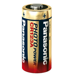 BLISTER Micropila Photo litio CR123 PANASONIC