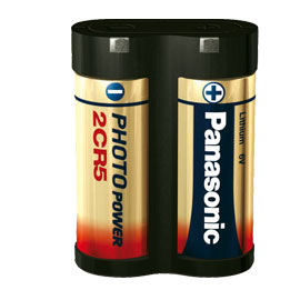 BLISTER Micropila Photo litio 2CR5 PANASONIC