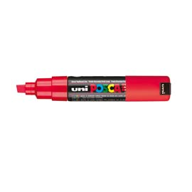 MARCATORE UNI POSCA PC8K PUNTA SCALPELLO ROSSO