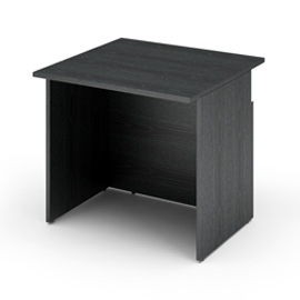 MODULO RECEPTION DISABILI s/SOPRALZO 80x97,5x72cm NERO VEN. /BIANCO - PRESTIGE