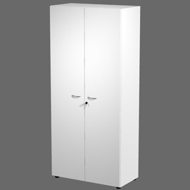 ARMADIO MODULARE A 2 ANTE ALTE 90x45,8cm - H200cm BIANCO