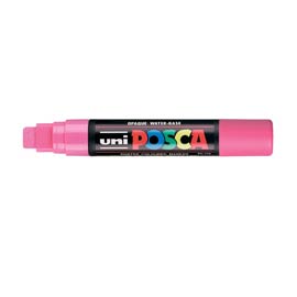 MARCATORE UNI POSCA PC17K PUNTA SCALPELLO 15mm ROSA