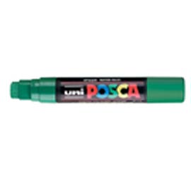MARCATORE UNI POSCA PC17K PUNTA SCALPELLO 15mm VERDE