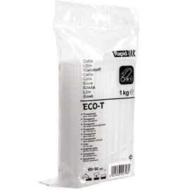 COLLA TERMOFUSIBILE 19cm Ø12mm 1Kg TRASPARENTE