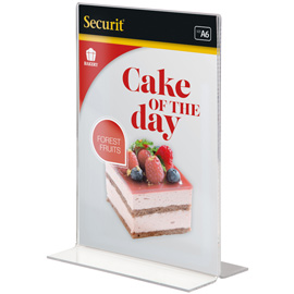 DISPLAY PORTAMENU' a T 10,5x15cm (A6) Securit