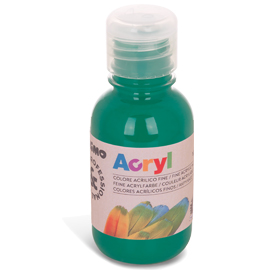 COLORE ACRILICO FINE BOTTIGLIA DA 125ML VERDE SMERALDO