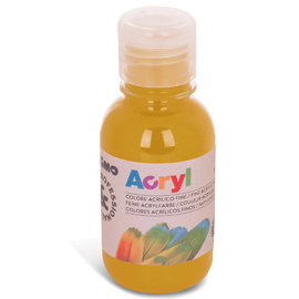 COLORE ACRILICO FINE BOTTIGLIA DA 125ML GIALLO OCRA