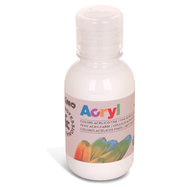 COLORE ACRILICO FINE BOTTIGLIA DA 125ML BIANCO