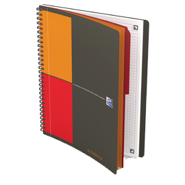 BLOCCO SPIRALATO 18X25cm f.to NOTEBOOK 80fg 80gr OXFORD INTERNATIONAL FAVORIT