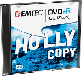 DVD+R EMTEC4,7GB 16X SLIM CASE (kit 10pz)