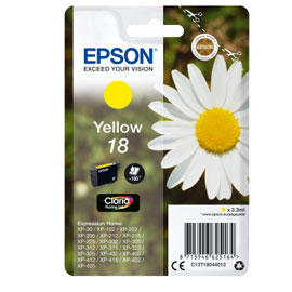CARTUCCIA GIALLO EPSON CLARIA HOME SERIE 18/MARGHERITA IN CONF. BLISTER RS