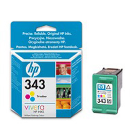 CARTUCCIA A GETTO D'INCHIOSTRO HP N.343 TRICROMIA