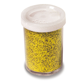 Glitter flacone grana fine 25ml oro Cwr
