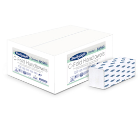 Pacco da 153 asciugamani piegati a C Comfort BulkySoft