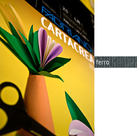 Blister 10fg cartoncino 35x50cm 220gr ferro Cartacrea Fabriano