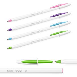 Scatola 20 penna sfera Cristal® Up medio 1,0mm fun BIC®