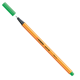 Pennarello Point 88 88/16 verde smeraldo chiaro Stabilo
