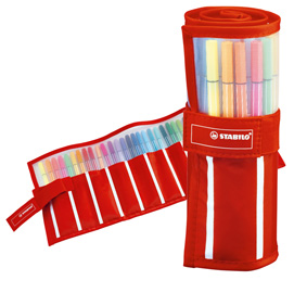 Rollerset 30 pennarelli Pen 68 in colori assortiti Stabilo