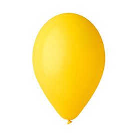 Busta 16 palloncini in lattice D.30cm giallo Big Party