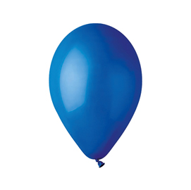Busta 16 palloncini in lattice D.30cm blu Big Party