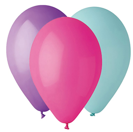Busta 16 palloncini in lattice D.30cm colori assortiti Big Party