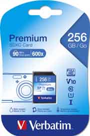 SECURE DIGITAL CARD PREMIUM SDXC Class 10/UHS-1 256GB