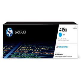 Cartuccia toner Ciano 415X per HP Color LaserJet Pro M 454 Series/ Pro M 454 dn