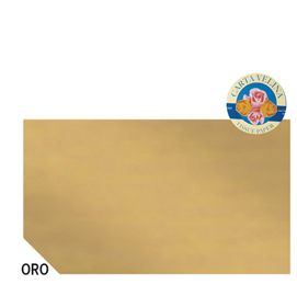 BUSTA 25fogli 50x70cm CARTA VELINA gr31 ORO SADOCH