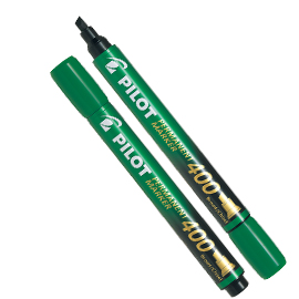 MARCATORE PERMANENTE 400 VERDE P.SCALPELLO 4.5MM PILOT