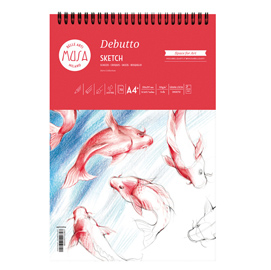 Blocco per schizzi Debutto A4 - 21x31,2cm 70fg 120gr CWR
