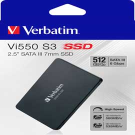 Verbatim SSD Interno Vi550 SATA III 2.5'' SSD 512GB