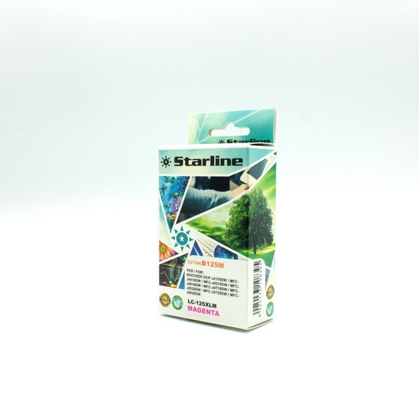 CARTUCCIA INK MAGENTA PER PRINT C/BROTHER LC 125XL M