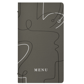 Portamenu' F.to 18x31,6cm Linea Linee - tortora