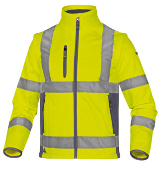 Giacca Softshell Moonlight 2 alta visibilita' giallo fluo tg.XL DeltaPlus