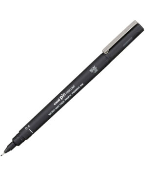 Pin fineliner nero punta 0.4mm Uni Mitsubishi