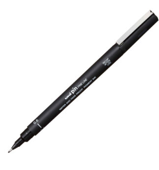 Pin fineliner nero punta 0.6mm Uni Mitsubishi