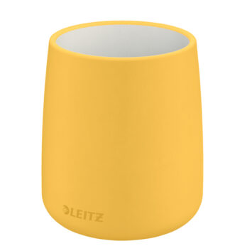 Porta penne in ceramica Giallo Cosy Leitz