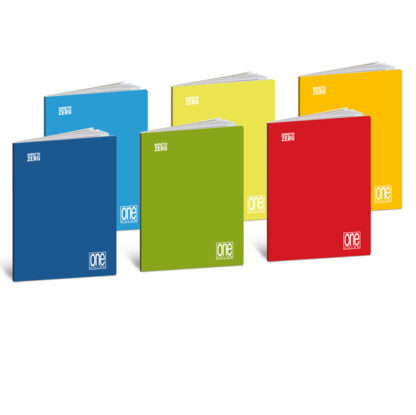 Box 12 maxiquaderni OneColor Impatto Zero 20+1ff 0Q+6 scat.foglietti Blasetti