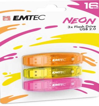 MEMORIA USB2.0 C410 16GB 3PZ NEON