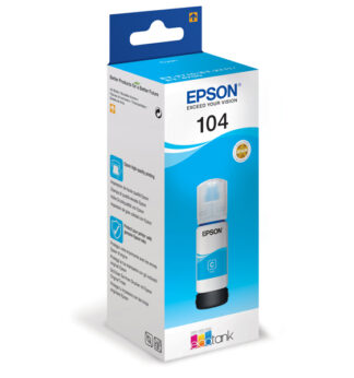 CARTUCCIA INCHIOSTRO 104, FLACONE CIANO DA 65 ml