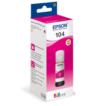 CARTUCCIA INCHIOSTRO 104, FLACONE MAGENTA DA 65ML