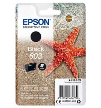 Cartuccia di inchiostro Epson Nero serie 603 Stella Marina