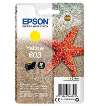 Cartuccia di inchiostro Epson Giallo serie 603 Stella Marina