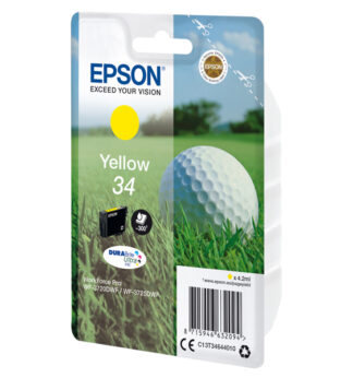 CARTUCCIA INCHIOSTRO GIALLO 34 PALLINA DA GOLF