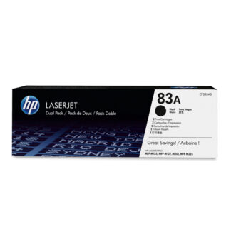 CONFEZIONE DI 2 TONER HP 83A NERO
