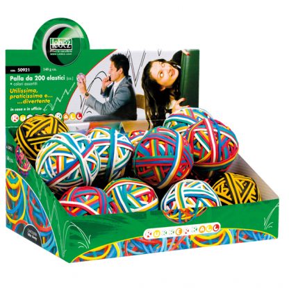 DISPLAY RUBBERBALL DA 15 GOMITOLI DI ELASTICI
