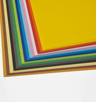 BOX DISPLAY 240 FOGLI CARTONCINO BRISTOL 50x70cm 200gr COLORI ASSORTITI FAVINI